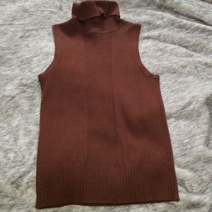 Liv brown turtleneck top